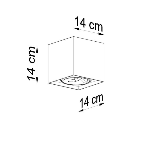 Ceiling Lamp Valde Concrete - Image 4