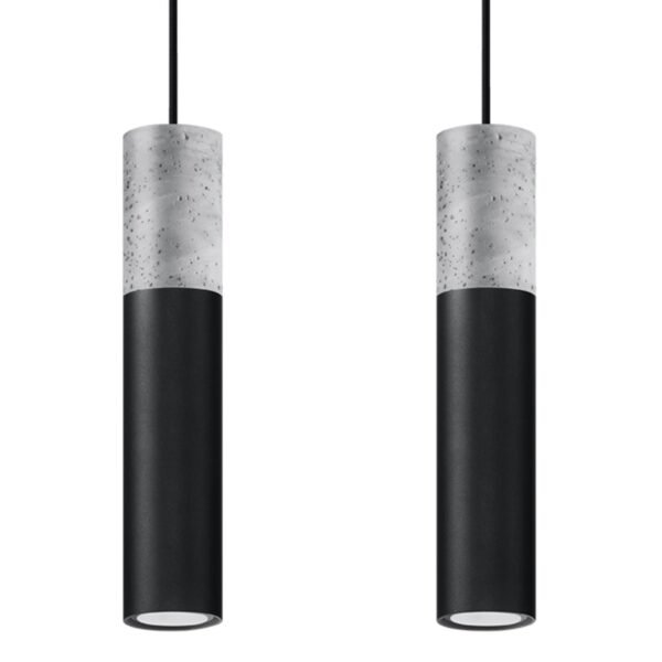 Pendant Lamp Borgio 2 Black Multi Pendants Modern Designer Lights
