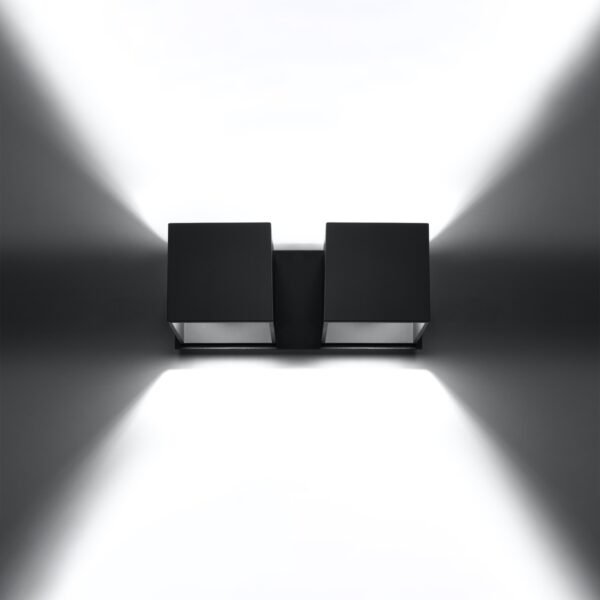 Wall Lamp Quad 2 Black - Image 3