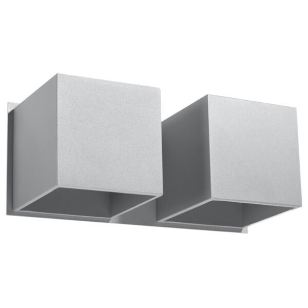 Wall Lamp Quad 2 Grey