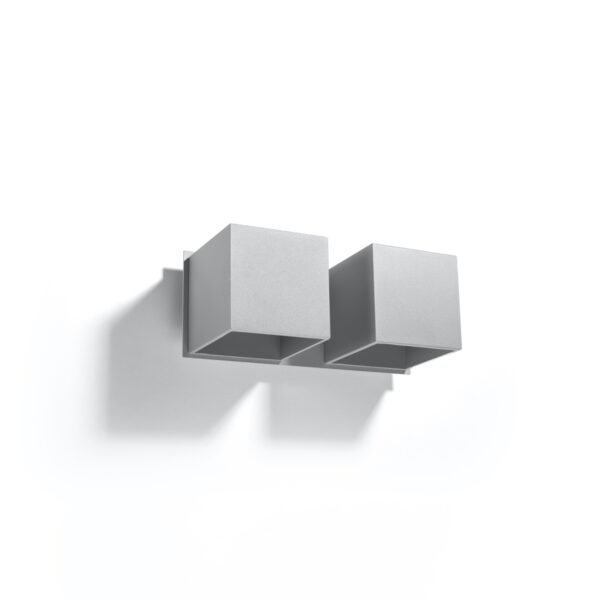 Wall Lamp Quad 2 Grey - Image 2
