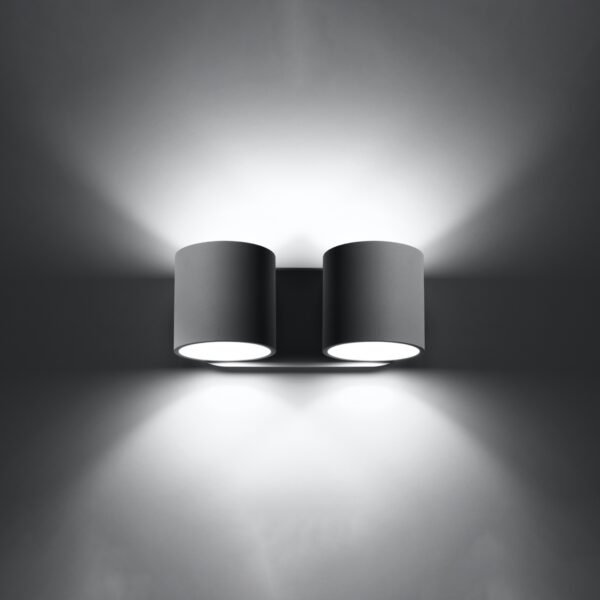 Wall Lamp Orbis 2 Grey - Image 3