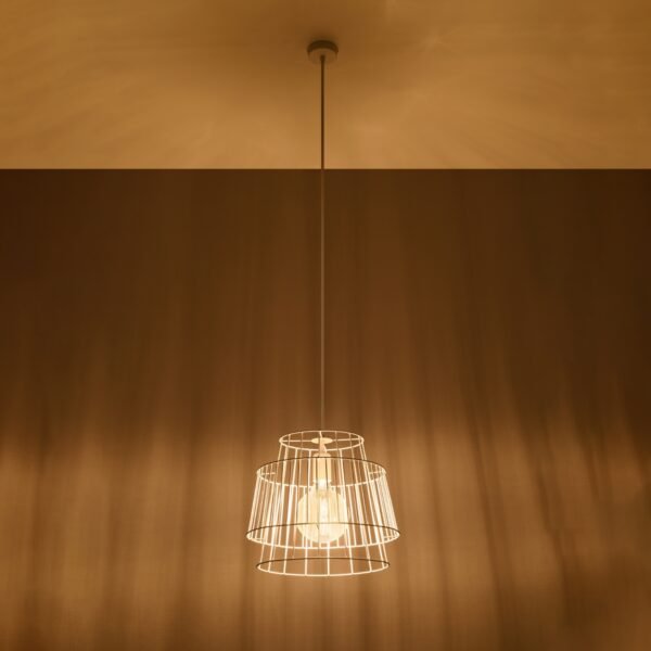 Pendant Lamp Gate White - Image 3
