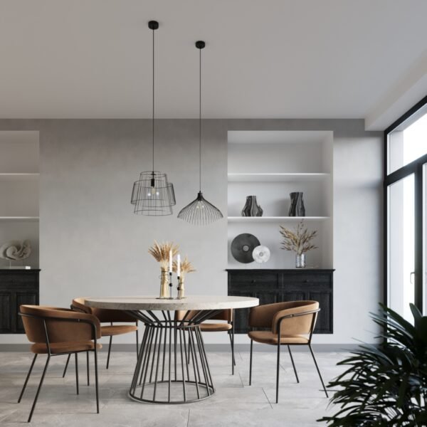 Pendant Lamp Gate Black - Image 6