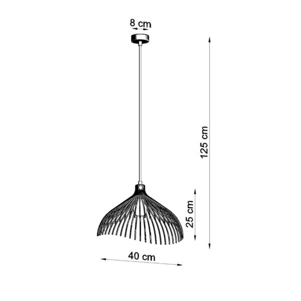 Pendant Lamp Umb Black - Image 4