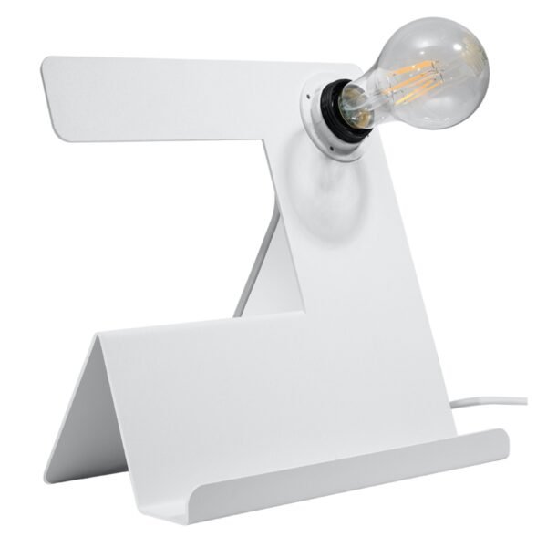 Table Lamp Incline White