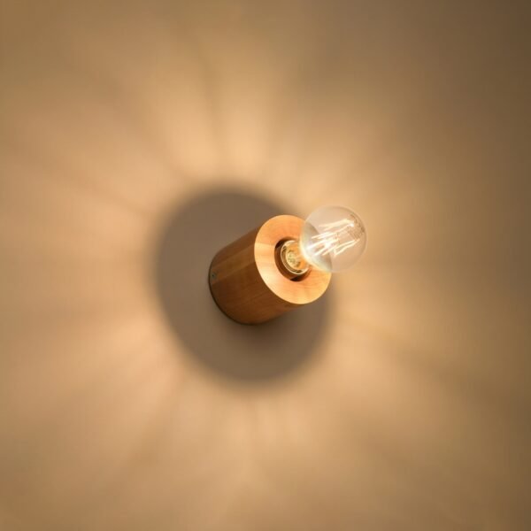 Wall Lamp Salgado Natural Wood - Image 3