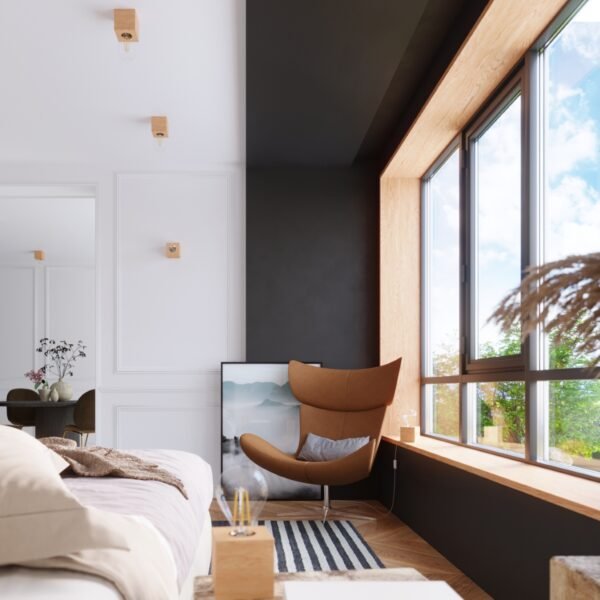 Wall Lamp Ariz Natural Wood Single Wall Lights Modern Designer Lights