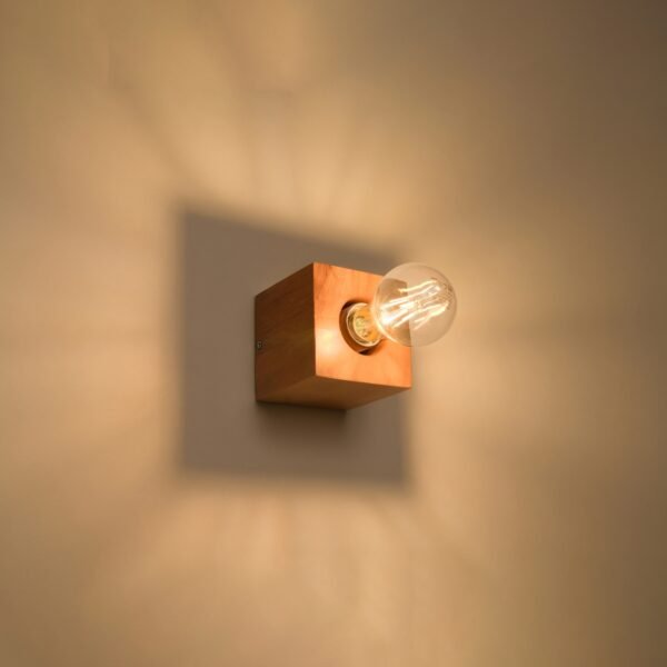 Wall Lamp Ariz Natural Wood Single Wall Lights Modern Designer Lights