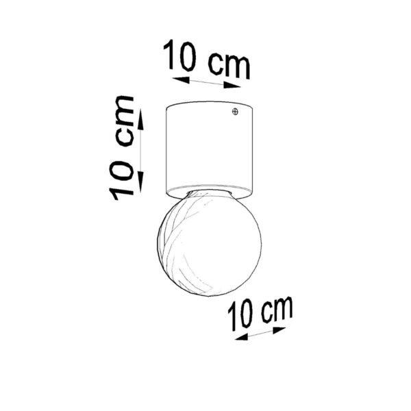 Ceiling Lamp Salgado Concrete - Image 4