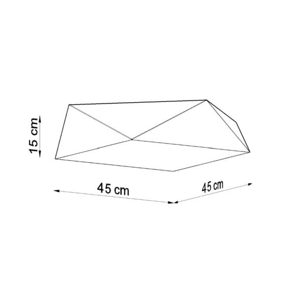 Ceiling Lamp Hexa 45 Black - Image 4