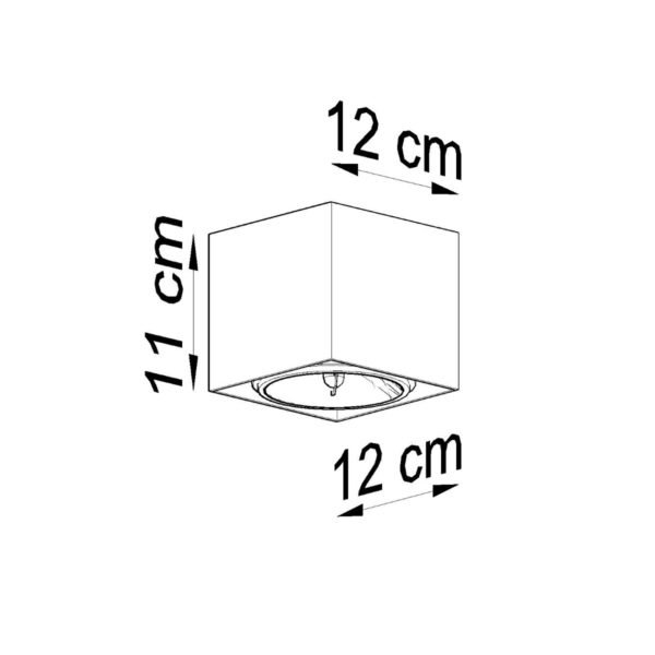 Ceiling Lamp Blake Grey - Image 5