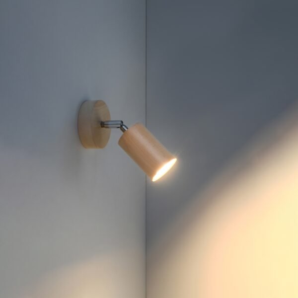 Wall Lamp Berg Natural Wood - Image 3