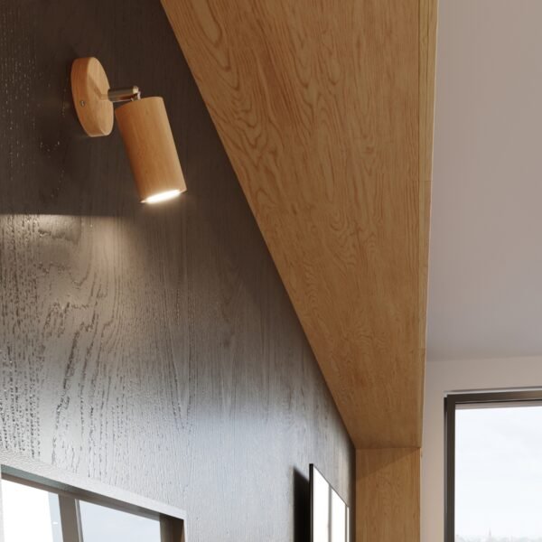 Ceiling Lamp Berg 2 Natural Wood - Image 6