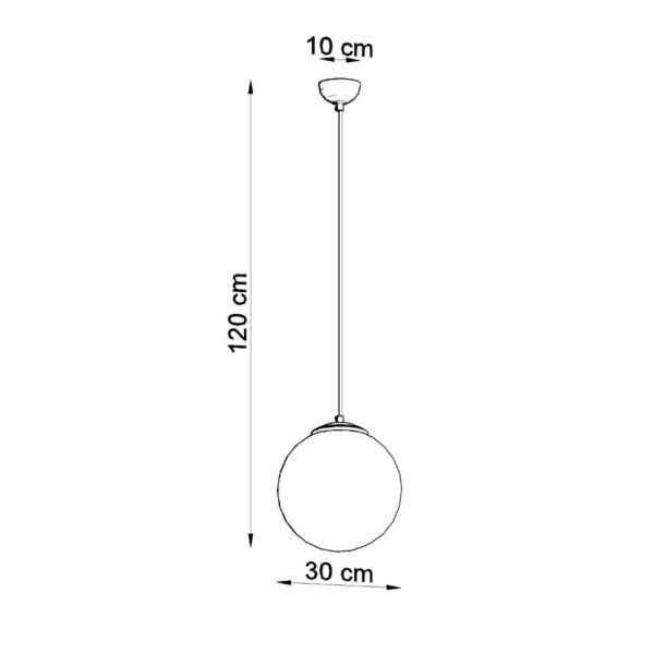 Pendant Lamp Ugo 30 Golden - Image 4