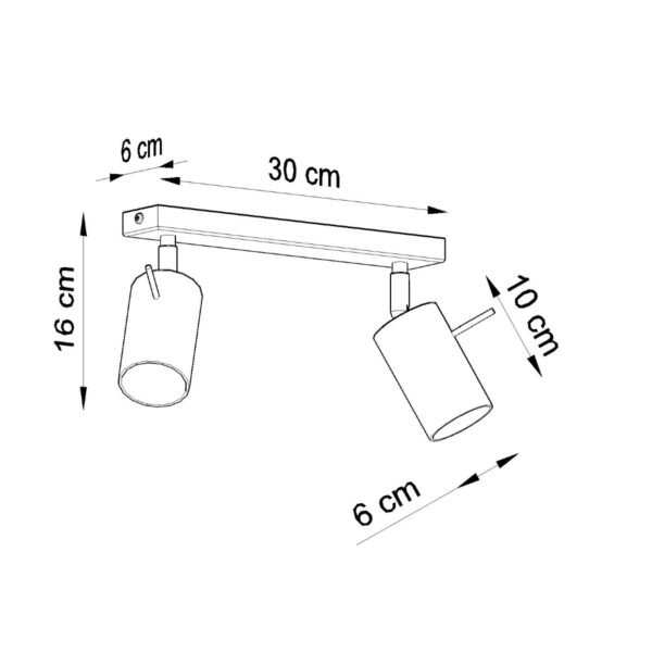 Ceiling Lamp Ring 2 Chrome - Image 4