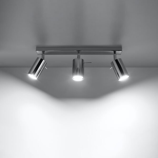 Ceiling Lamp Ring 3 Chrome - Image 3