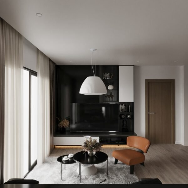 Chandelier Bella 60 White Large Shade Pendants Modern Designer Lights