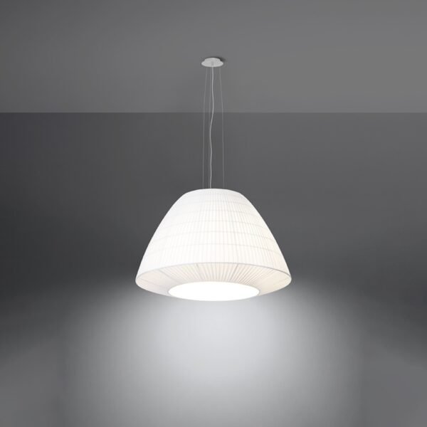 Chandelier Bella 60 White Large Shade Pendants Modern Designer Lights