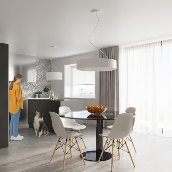 Chandelier Saturno 50 White - Image 6