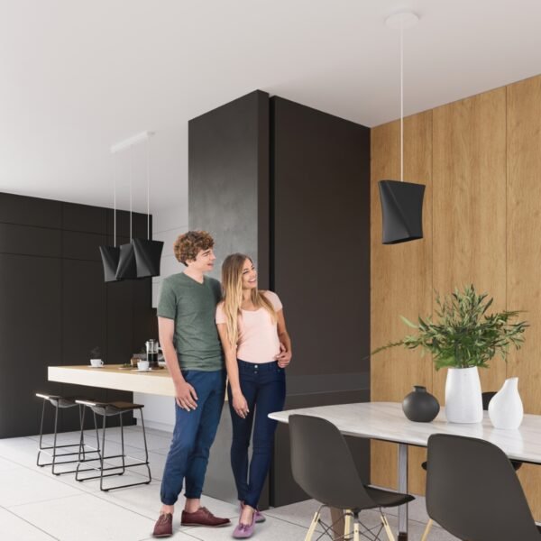 Chandelier Blum 3 Black - Image 6