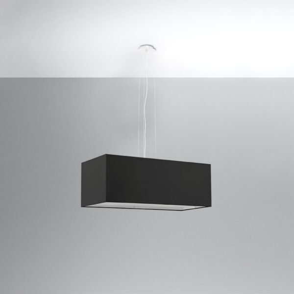 Chandelier Santa Bis 80 Black Large Shade Pendants Modern Designer Lights