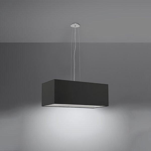 Chandelier Santa Bis 80 Black Large Shade Pendants Modern Designer Lights