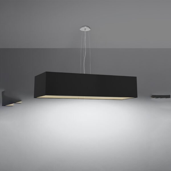 Chandelier Santa 120 Black Large Shade Pendants Modern Designer Lights