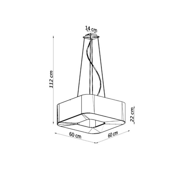 Chandelier Urano 60 Black - Image 4
