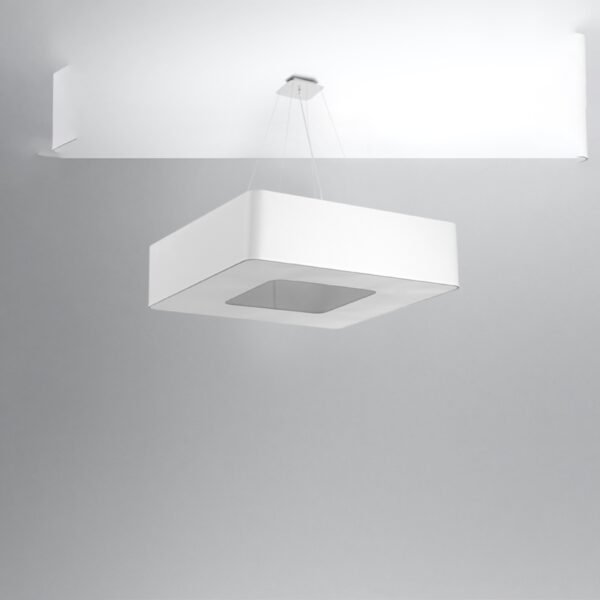 Chandelier Urano 80 White Large Shade Pendants Modern Designer Lights
