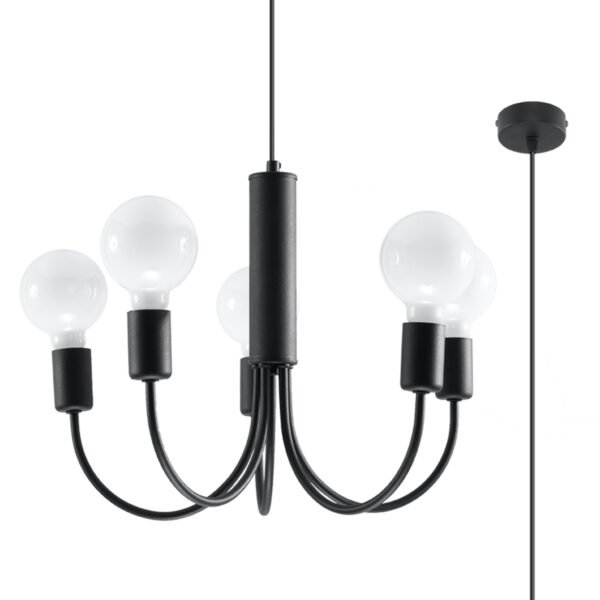 Chandelier Piccolo 5 Black