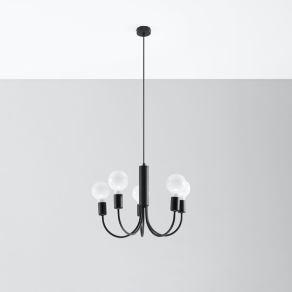 Chandelier Piccolo 5 Black - Image 2