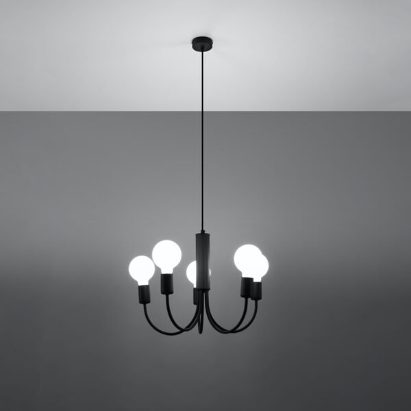 Chandelier Piccolo 5 Black - Image 3