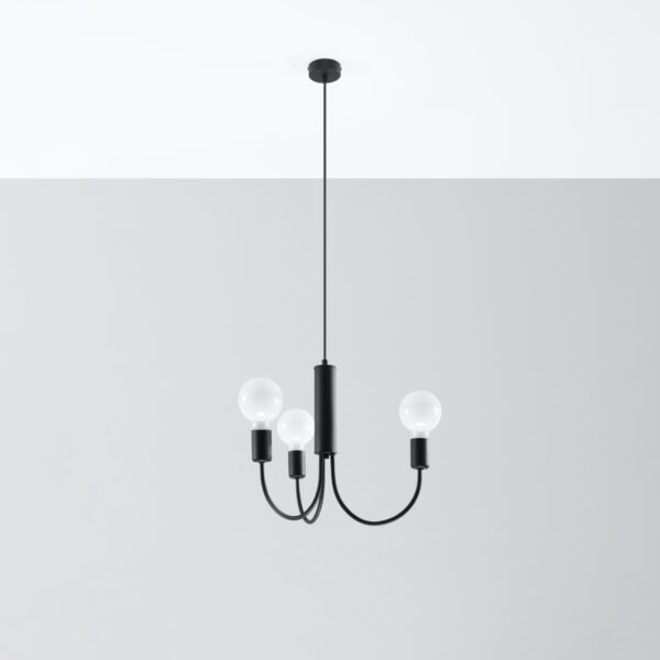 Chandelier Piccolo 3 Black - Image 2
