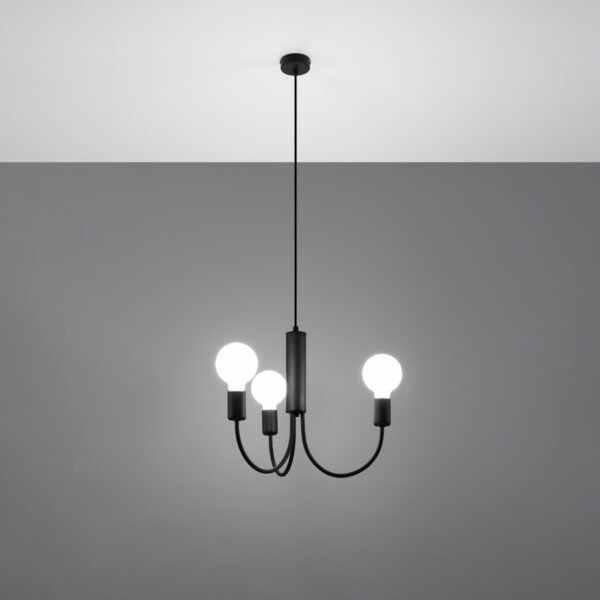 Chandelier Piccolo 3 Black - Image 3