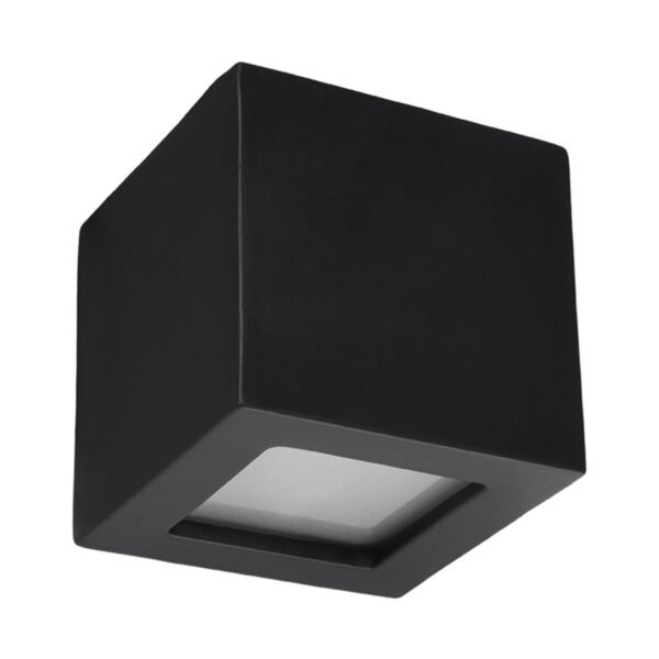 Wall Lamp Ceramic Leo Black