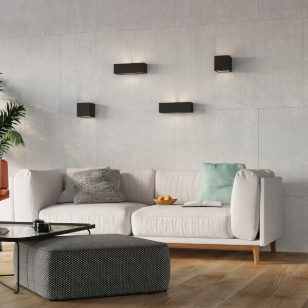 Wall Lamp Ceramic Leo Black - Image 6