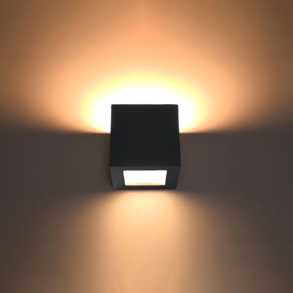 Wall Lamp Ceramic Leo Black - Image 3