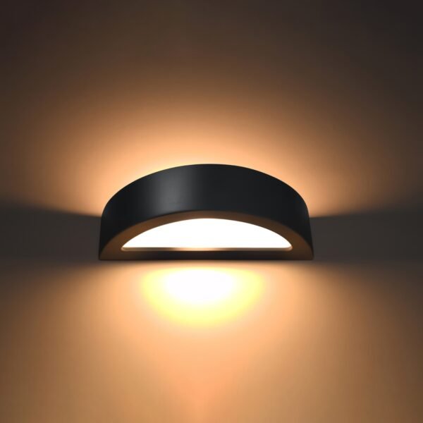 Wall Lamp Ceramic Atena Black - Image 3