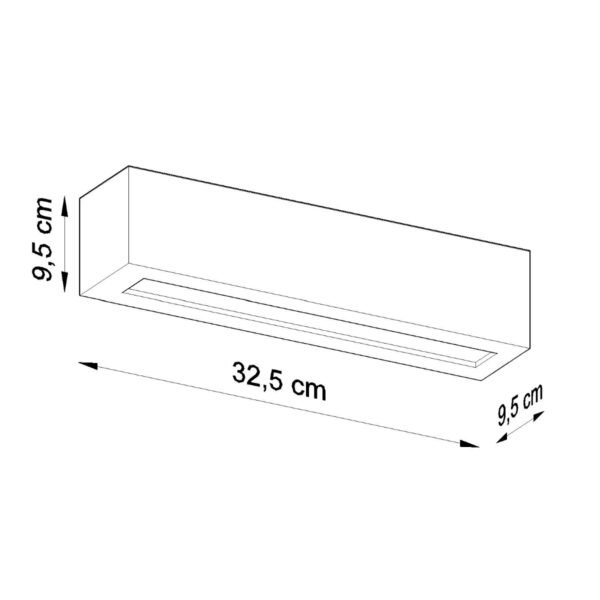 Wall Lamp Ceramic Vega Grey - Image 4
