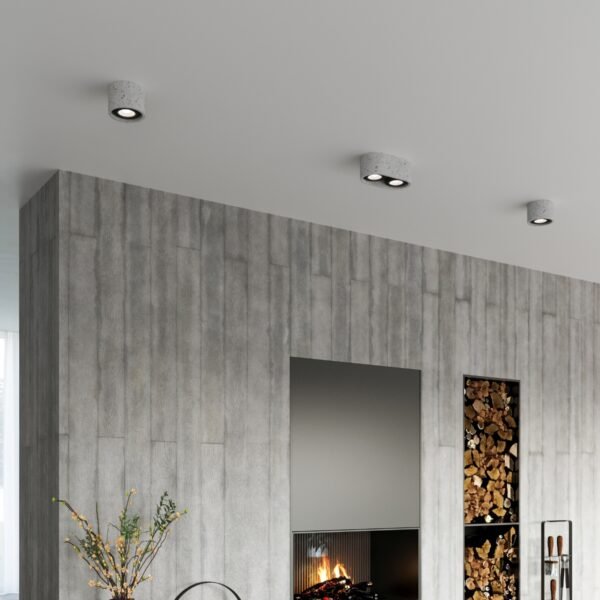 Ceiling Lamp Basic 1 Concrete - Image 6