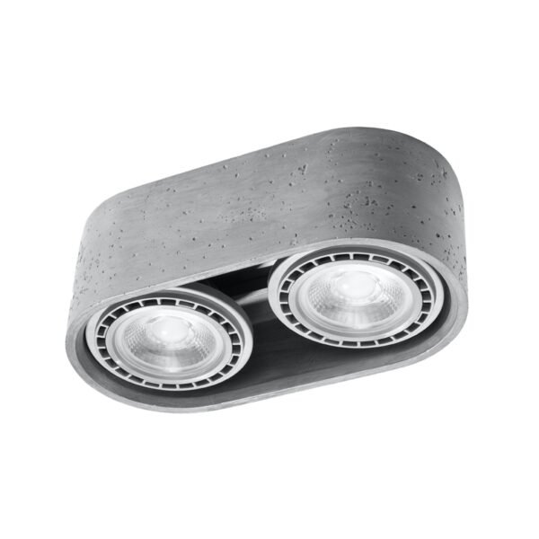 Ceiling Lamp Basic 2 Concrete
