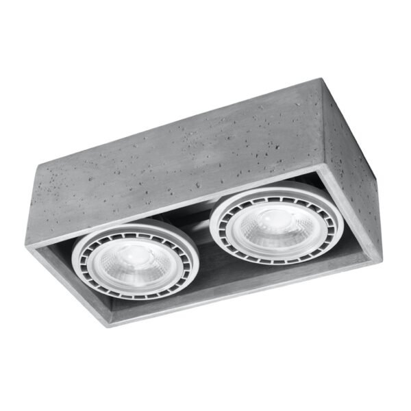 Ceiling Lamp Quatro 2 Concrete
