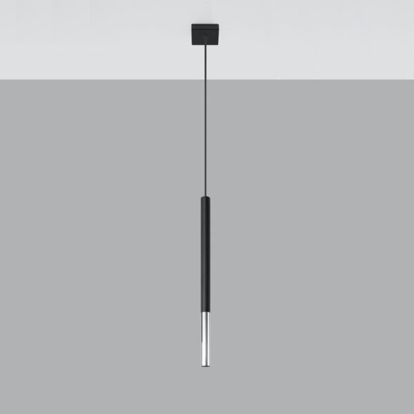Pendant Lamp Mozaica 1 Black / Chrome Single Pendants Modern Designer Lights