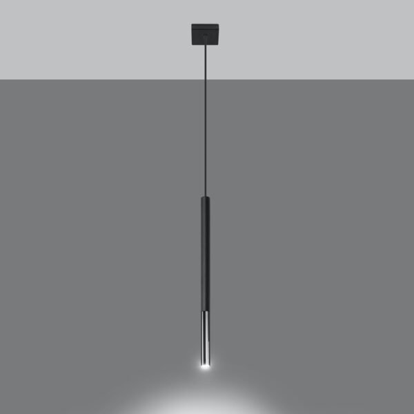 Pendant Lamp Mozaica 1 Black / Chrome Single Pendants Modern Designer Lights