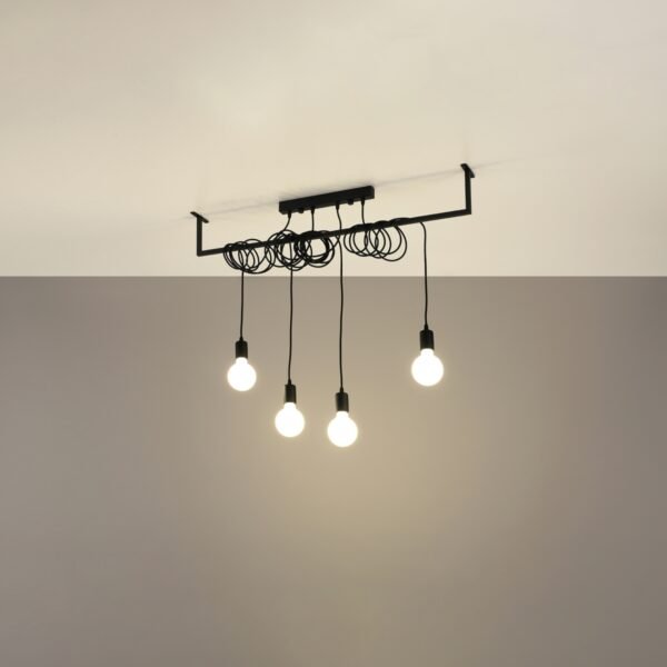 Chandelier Salamanca 4 Black - Image 3