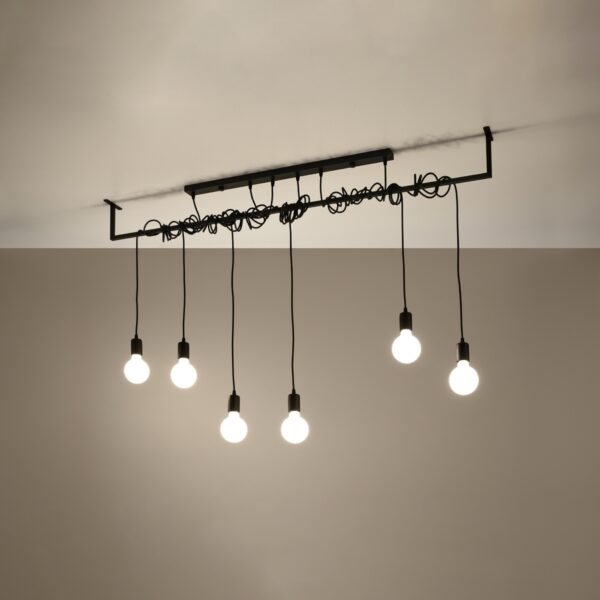 Chandelier Salamanca 6 Black - Image 3