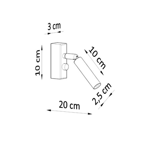 Wall Lamp Eyetech 1 Black - Image 4