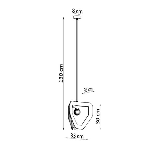 Pendant Lamp Tres White - Image 4
