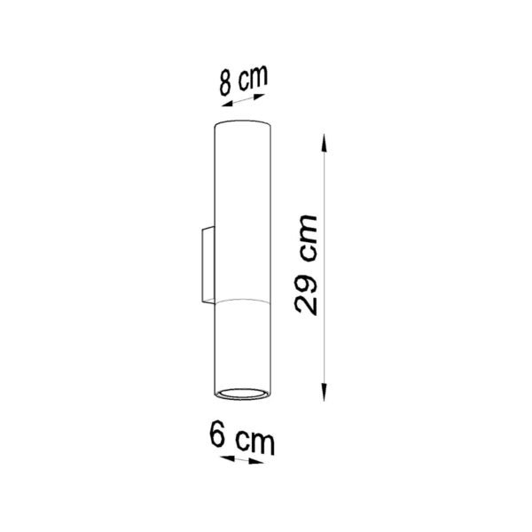 Wall Lamp Loopez Black/chrome Modern Indoor Wall Lights Great Lighting UK Ltd